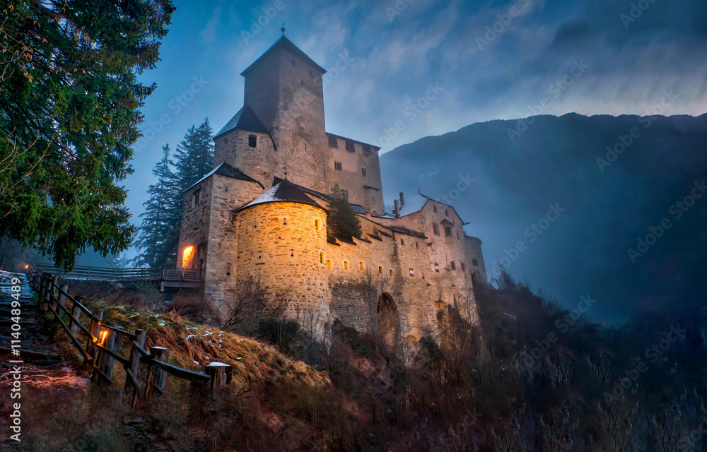 old castle in the mountains old castle in the mountains