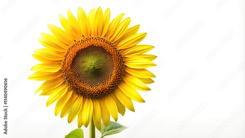 Fototapeta premium Sunflower isolated on white background