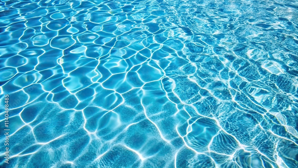 Sunny pool water with rippling texture Sunny pool water with rippling texture