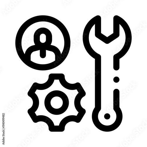 maintenance line icon