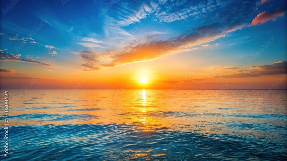 Obraz premium Sunrise over the ocean