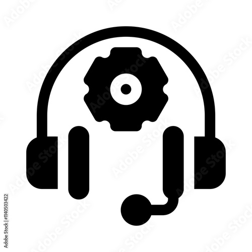 tech support glyph icon