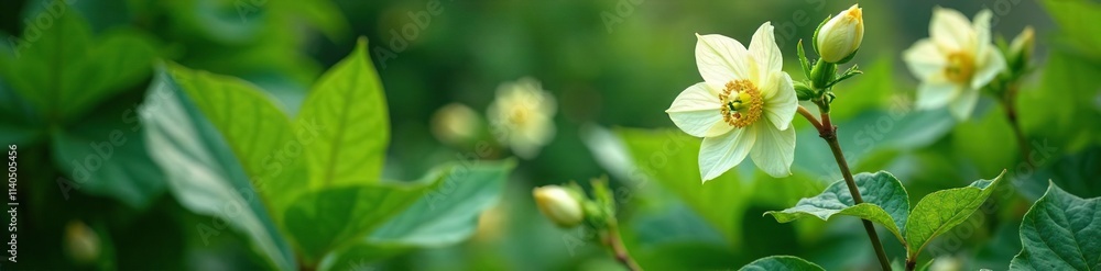 Hellebore oriental green in garden amidst other plants, oriental, florals, evergreen Hellebore oriental green in garden amidst other plants, oriental, florals, evergreen