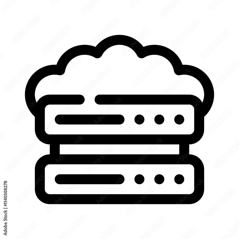 Cloud line icon Cloud line icon