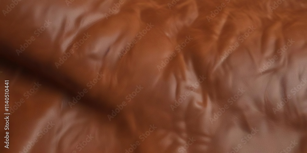 Brown leather-like material with subtle sheen, velvet, suede Brown leather-like material with subtle sheen, velvet, suede