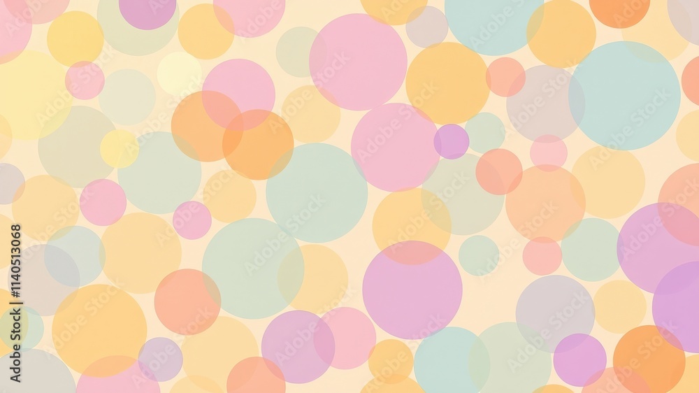 Pastel Circle Abstract Background Design for Festive Occasions Pastel Circle Abstract Background Design for Festive Occasions