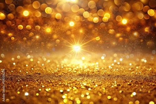 Surreal sunset reflection on water surface