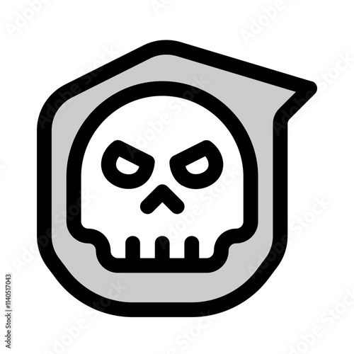 gangster devil icon with duotone style, perfect for user interface projects