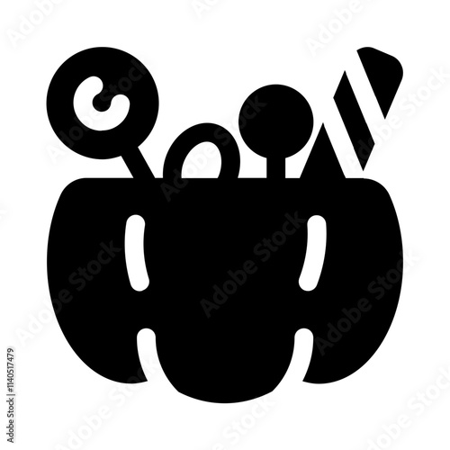 candy collection icon with thin style, perfect for user interface projects