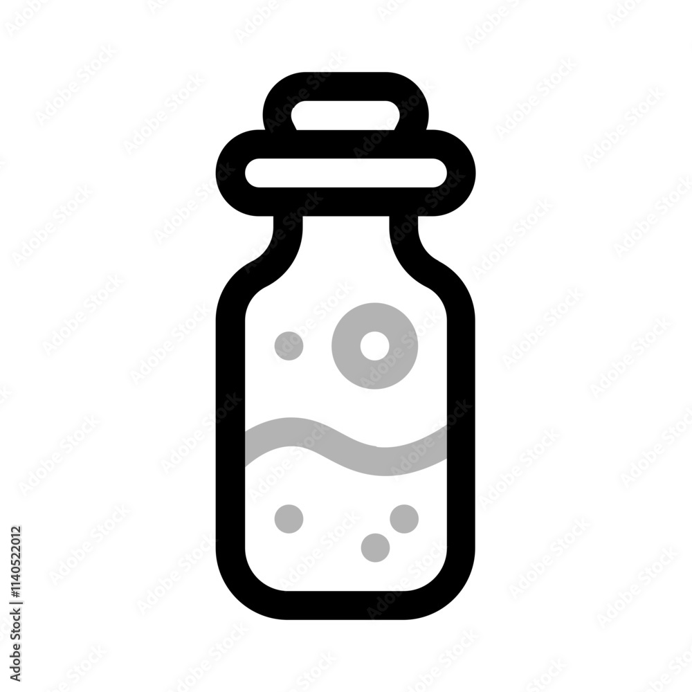 Obraz premium strange potion icon with duoline style, perfect for user interface projects