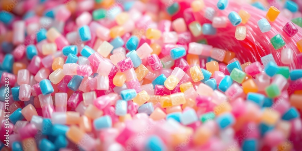 A vibrant collection of pastel-colored candy pieces, creating a delightful and sweet background image A vibrant collection of pastel-colored candy pieces, creating a delightful and sweet background image