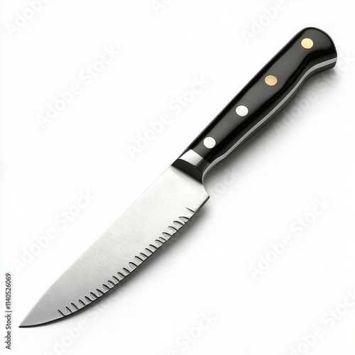 Precision kitchen knife designed for effortless slicing of various ingredients and foods photo