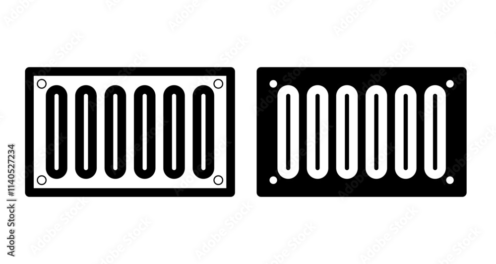 Drain Icons pack in outlined and flat versions Drain Icons pack in outlined and flat versions