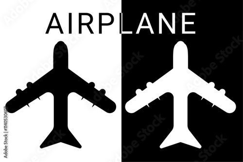 Airplane Icon,modern airplane icon design 