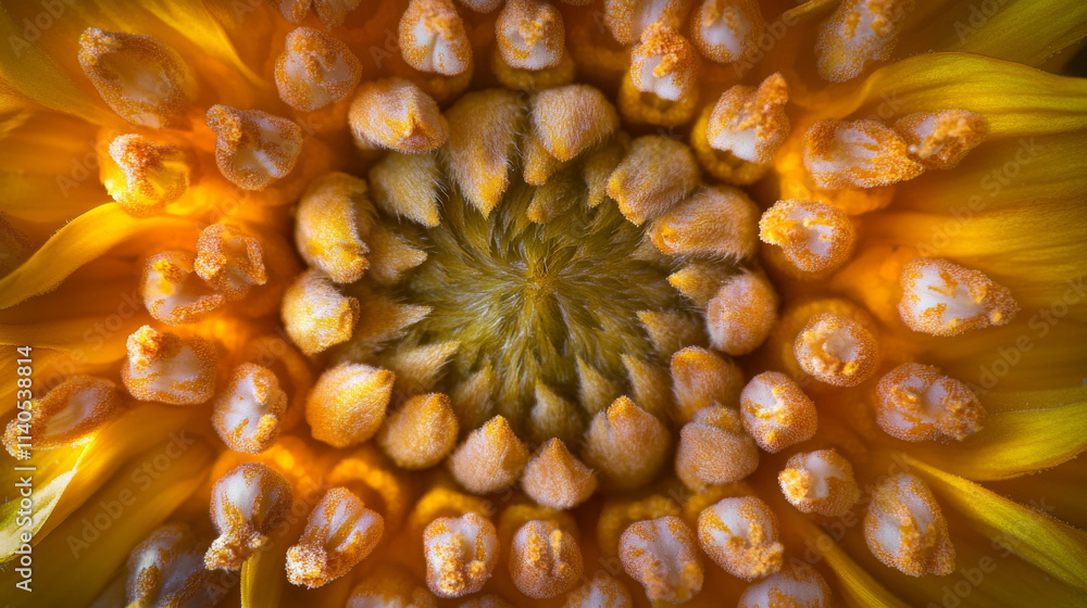 A close-up shot of a single sunflower, showcasing the intricate details of its petals and seeds, with soft sunlight highlighting its golden yellow color A close-up shot of a single sunflower, showcasing the intricate details of its petals and seeds, with soft sunlight highlighting its golden yellow color
