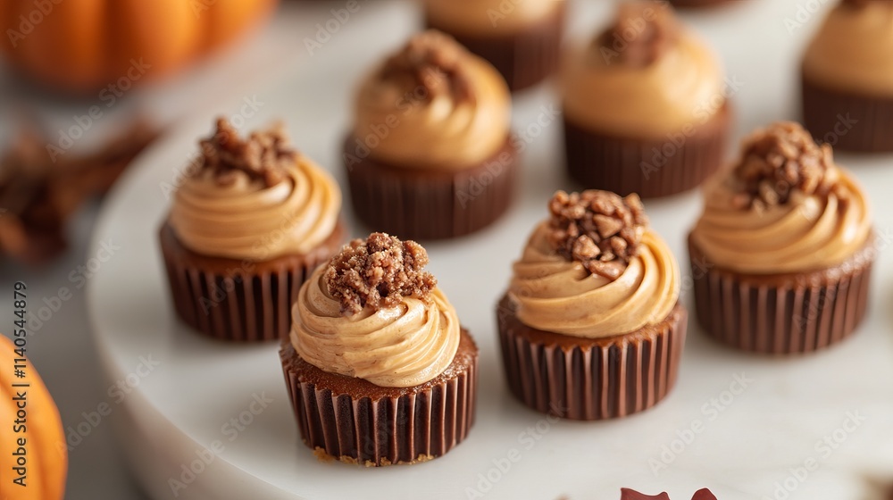 Scrumptious Fall Cupcakes with Rich Chocolate and Creamy Caramel Flavor Scrumptious Fall Cupcakes with Rich Chocolate and Creamy Caramel Flavor