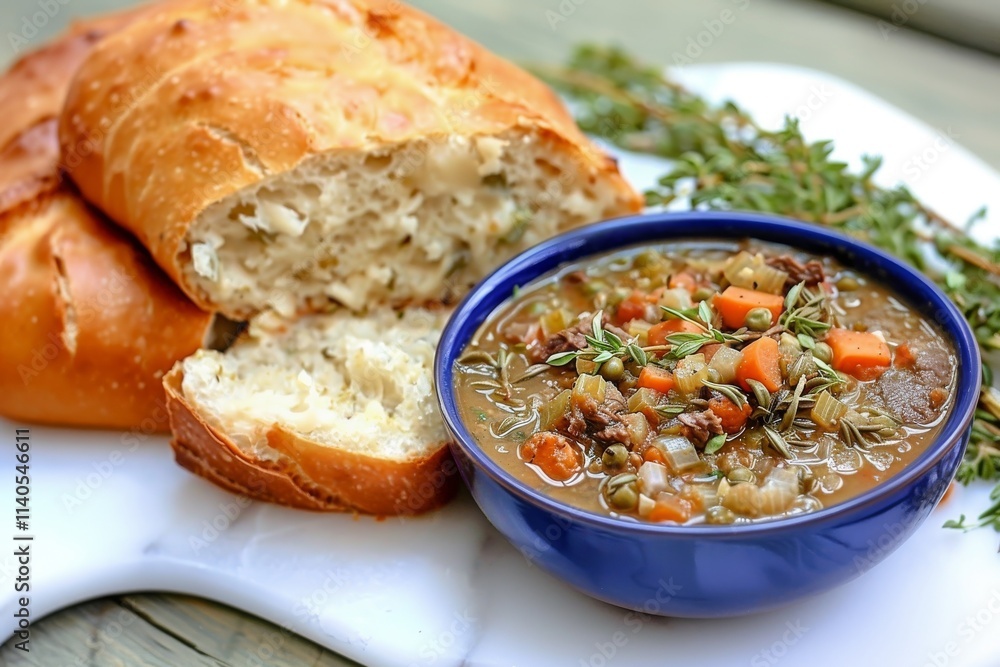 Delicious Philly cheese steak paired with hearty soup, perfect for Valentine’s Day celebration. Generative AI Delicious Philly cheese steak paired with hearty soup, perfect for Valentine’s Day celebration. Generative AI