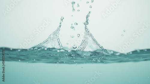 Water Drop Splash:  A capti...
