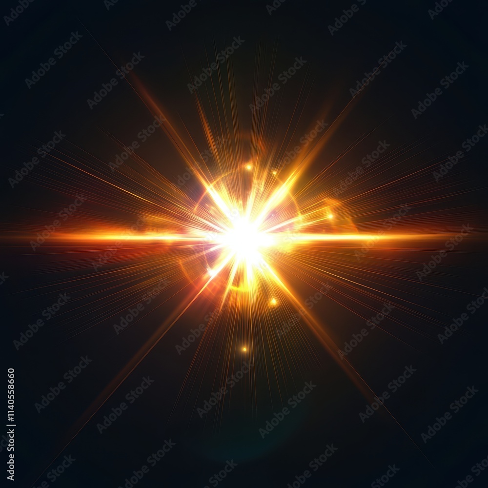 A stunning burst of light radiating outward, creating a dramatic and vibrant atmosphere. A stunning burst of light radiating outward, creating a dramatic and vibrant atmosphere.