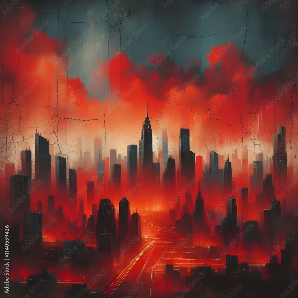 city at sunset city at sunset