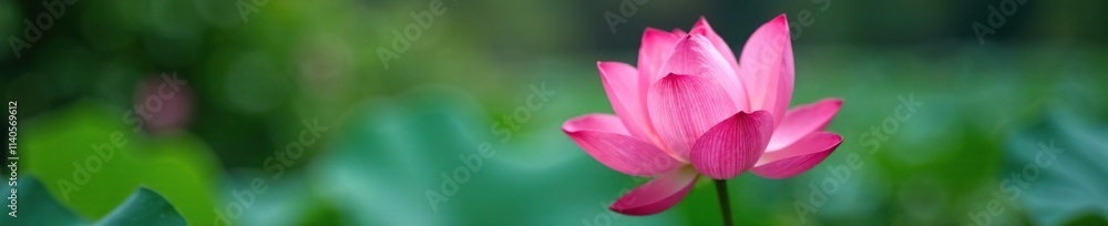 Delicate pink lotus flower petals are gently swaying in soft breeze, pink, petals Delicate pink lotus flower petals are gently swaying in soft breeze, pink, petals
