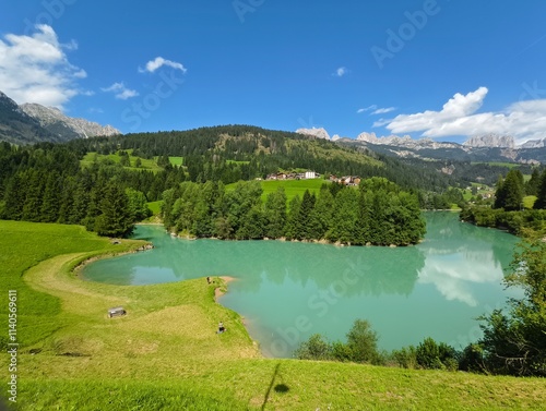 Bild auf Leinwand dolomitten