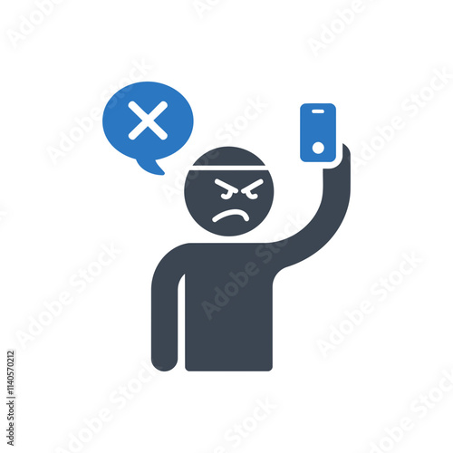 Angry Complaint Call Icon