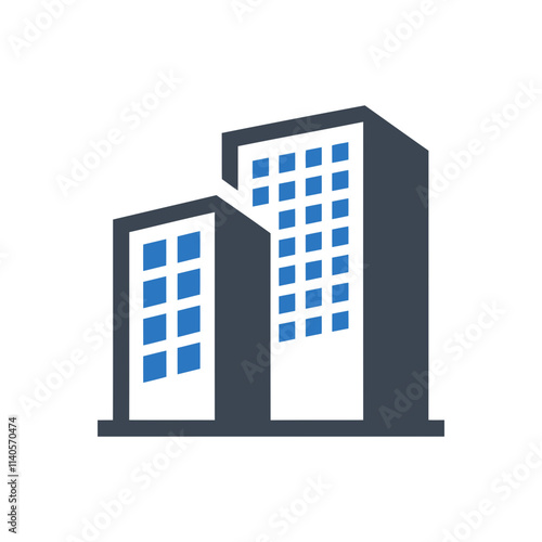 Corporate Building Architecture Icon