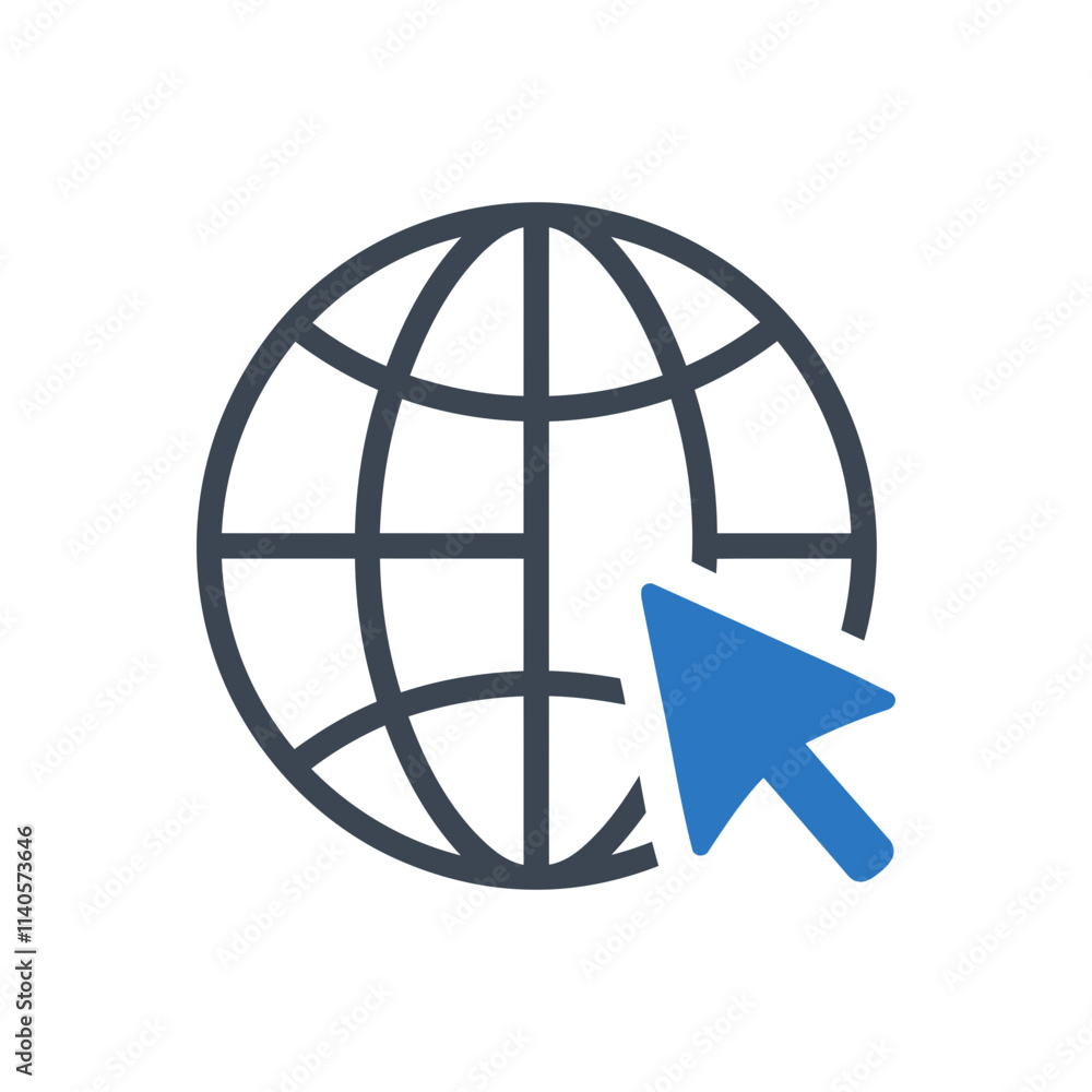 Global Web Access Icon Global Web Access Icon
