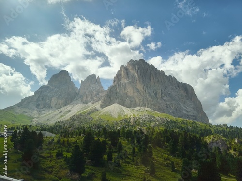 Bild auf Leinwand dolomitten
