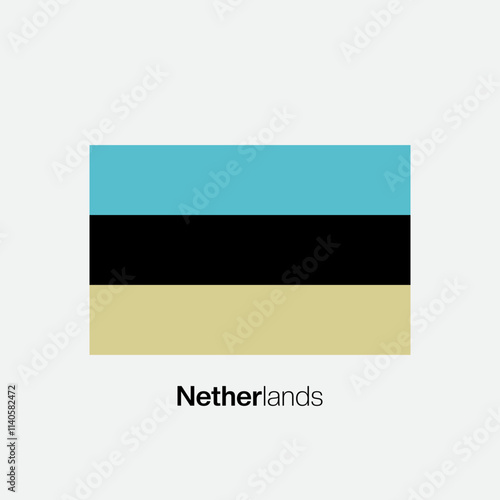 An Inverted flag of Netherlands illustration