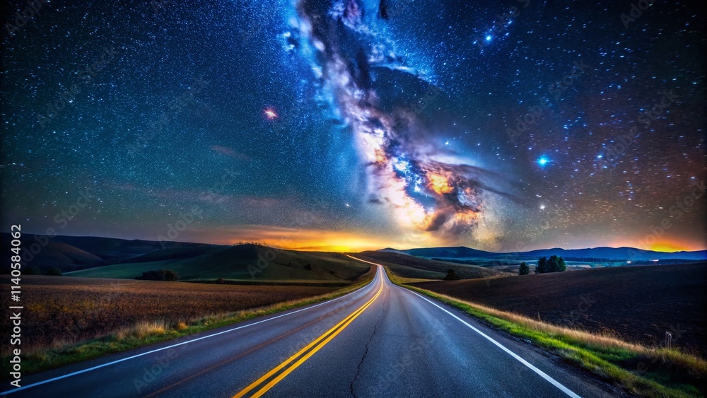 Night Cross Country Drive, Scenic Highway, Starry Sky, Rural Landscape, Dark Road, Night Photography, Long Exposure, American Landscape, Countryside Night, Night Drive Photography, Night Cross Country Drive, Scenic Highway, Starry Sky, Rural Landscape, Dark Road, Night Photography, Long Exposure, American Landscape, Countryside Night, Night Drive Photography,