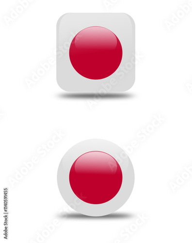 Free Download  set japan 3d look flag - GFXLoad