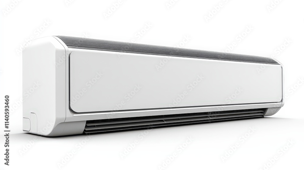 Modern wall-mounted air conditioner unit for efficient home cooling Modern wall-mounted air conditioner unit for efficient home cooling