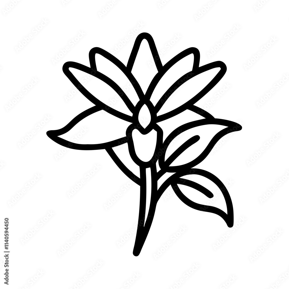 crocosmia icon, flower line art, flower icon - Minimalistic black outline illustration of crocosmia flower, perfect for icons, logos, and floral-themed designs.
crocosmia icon, flower line art, flower icon - Minimalistic black outline illustration of crocosmia flower, perfect for icons, logos, and floral-themed designs.