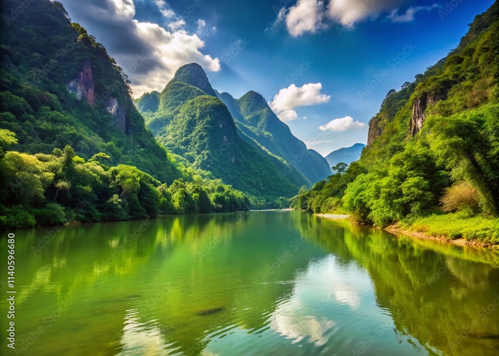 Nong Khiaw Laos Ou River Landscape Photography - Stunning Scenery, Breathtaking Views, Peaceful River Nong Khiaw Laos Ou River Landscape Photography - Stunning Scenery, Breathtaking Views, Peaceful River