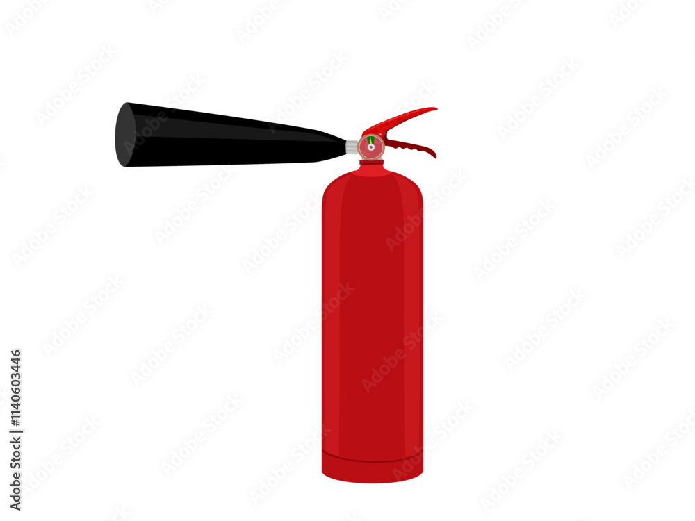 Obraz premium Dry chemical fire extinguishing tool.