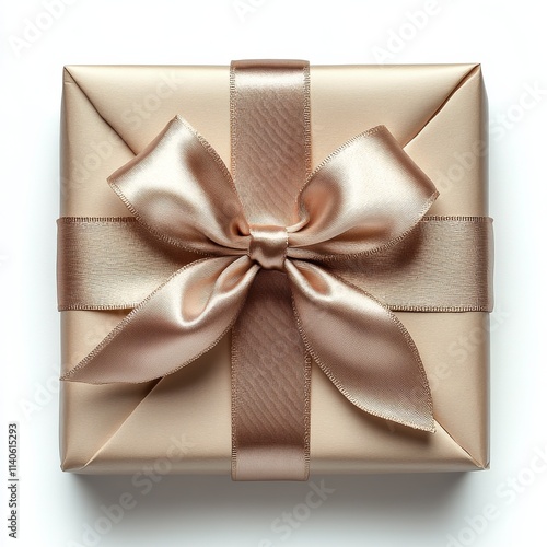 Elegant wrapped gift adorned with a deep purple bow ready for special occasions