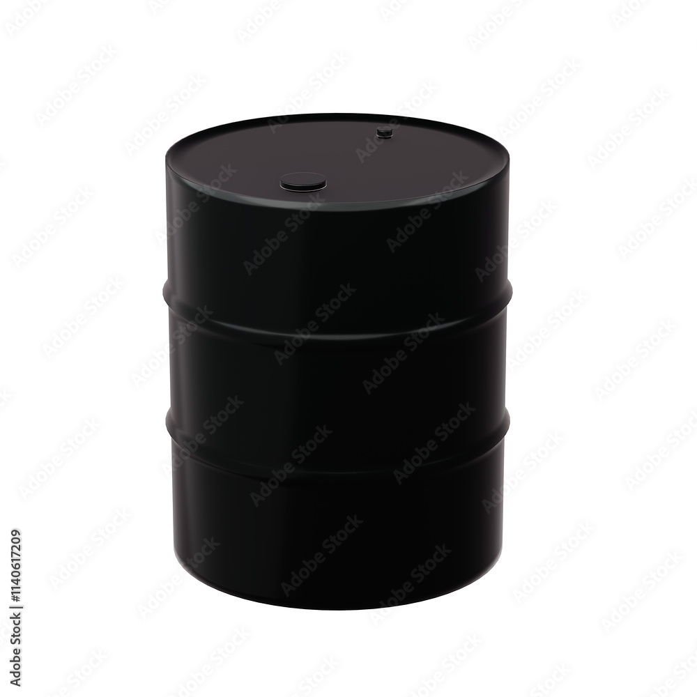 Barrel on white background. 3d render. Barrel on white background. 3d render.