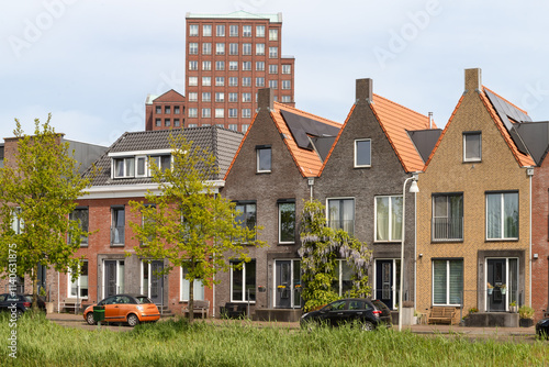 New modern residential buildings in the Vathorst district in Amersfoort. photo