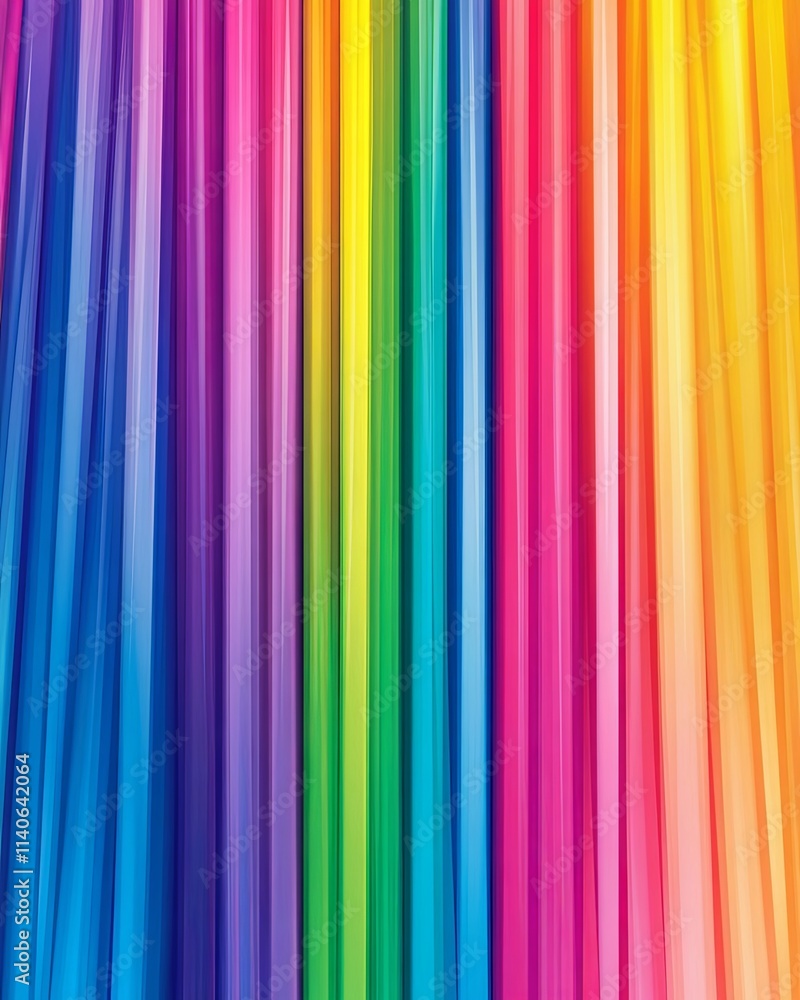 Obraz premium Vibrant Rainbow Gradient with Colorful Streaks