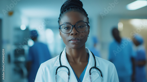 Female doctor at hospital