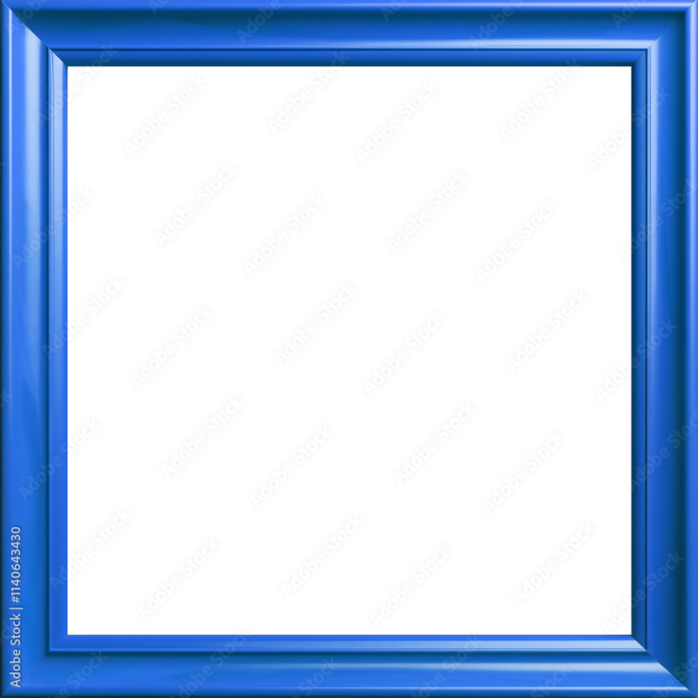 blue frame on white blue frame on white