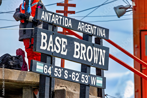 An Argentina Antarctic Sience Station  photo