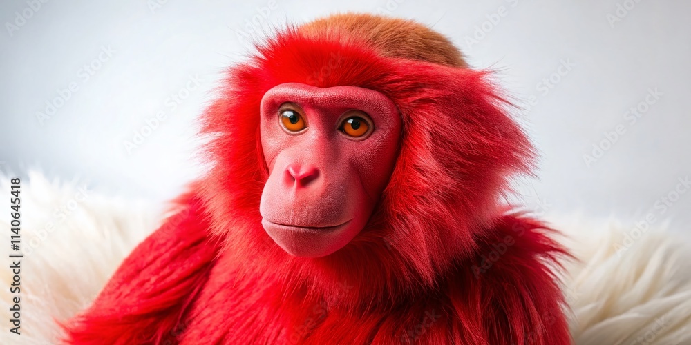 Red Baboon Photography: Stunning Images of Baboons in Red Environments Red Baboon Photography: Stunning Images of Baboons in Red Environments