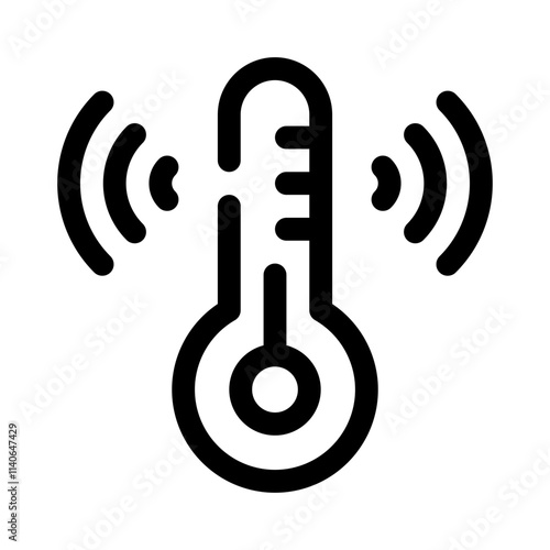 temperature line icon