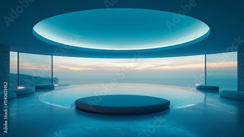 interior of a pool