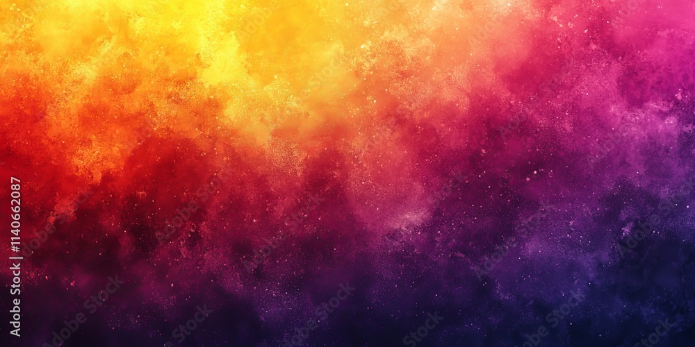 Vibrant yellow red purple gradient, glowing noise texture effect, abstract banner poster design, Generative AI Vibrant yellow red purple gradient, glowing noise texture effect, abstract banner poster design, Generative AI