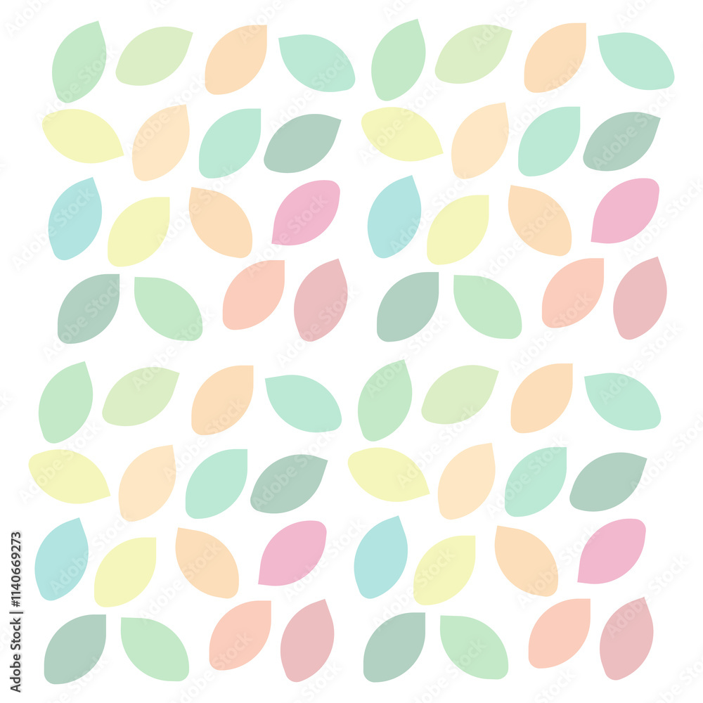 High-Quality Multi Color Leaf Pattern PNG. High-Quality Multi Color Leaf Pattern PNG.