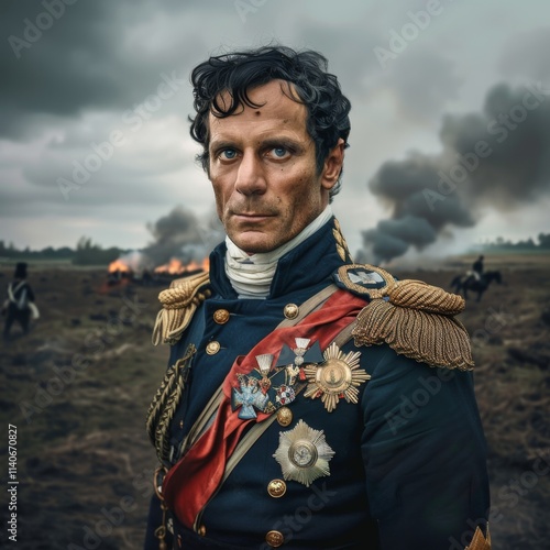 Napoleonic Era Military Officer Portrait